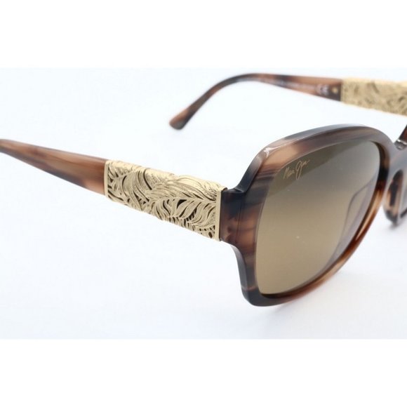 Maui Jim SWAYING PALMS MJ 530-93 Havana Sunglasses Brown Polarized Lenses (A) main image 7